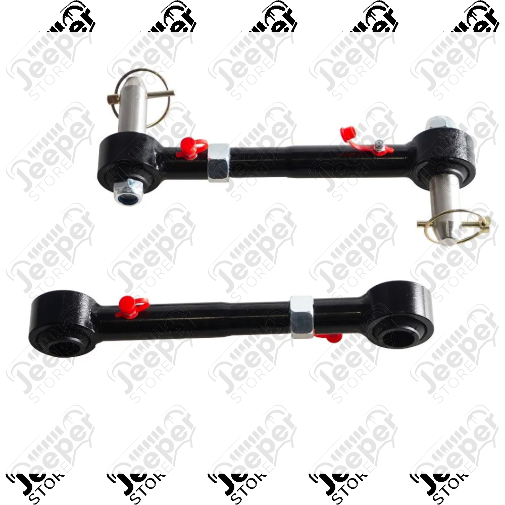 Kit de biellettes avant renforcées et déconnectable FLJ Offroad pour Jeep Wrangler JK (pour réhausse de 2.5" à 6") - PRC-1010A / PRC1010A / 0507.27