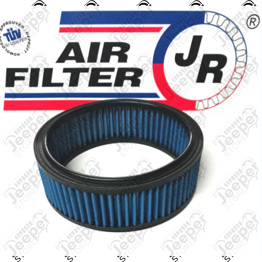 Filtre à air performance JR Air Filter 4.9L V8 304cui, 5.9L V8 360 cui, pour Jeep CJ5, CJ6, CJ7, CJ8, Wagoneer SJ