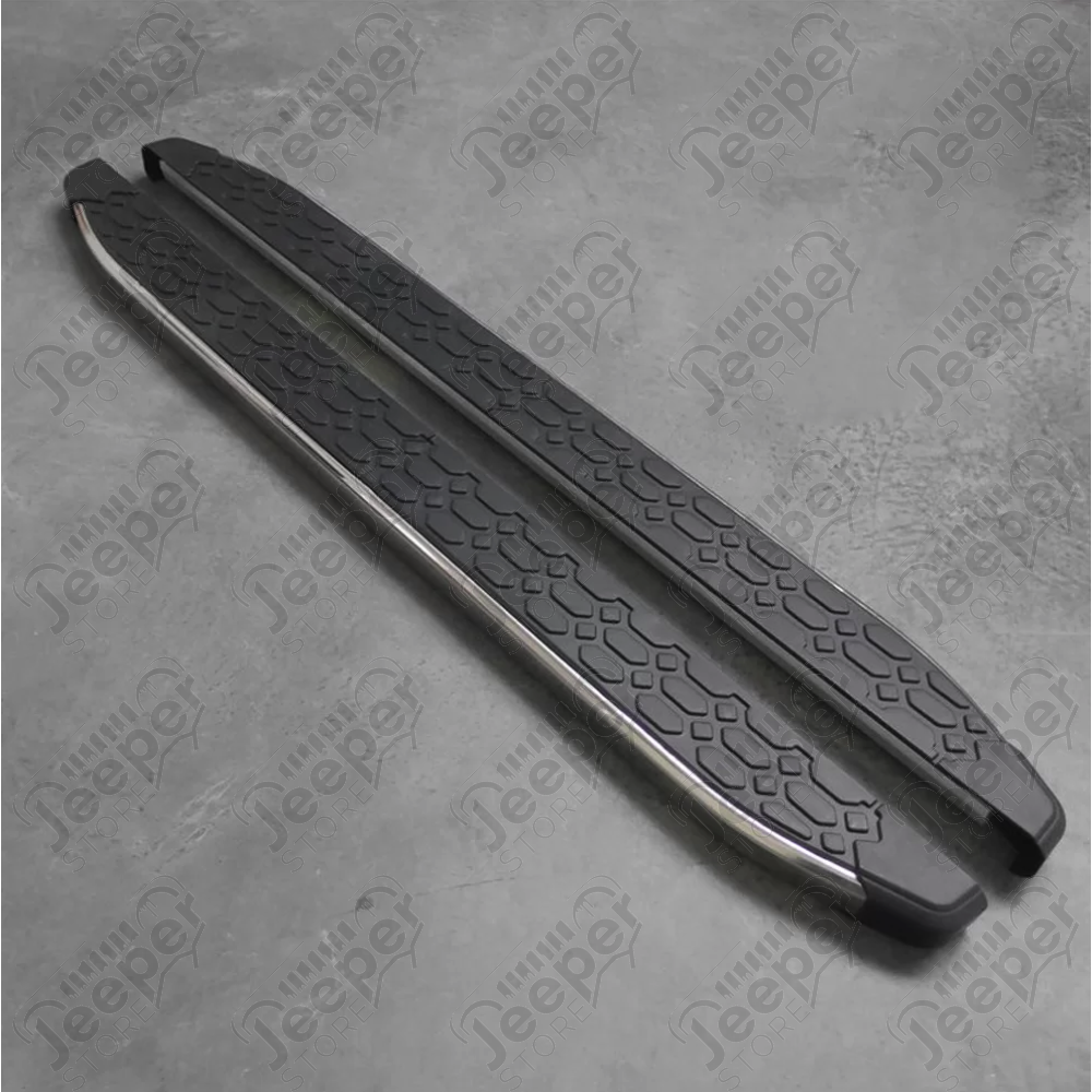 Kit marche pieds latéraux en aluminium pour Jeep Cherokee KL - 1534.55 / JC.NS002.2619