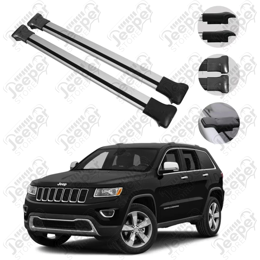 Kit 2 barres de toit en aluminium pour Jeep Cherokee KL - 1579.55 / JC.7520928