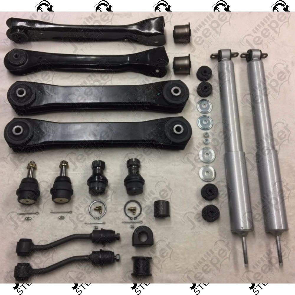 Kit de réfection complet pour suspension avant (pour hauteur 0" à 2") Jeep Wrangler TJ - SSRK/TJ/001A