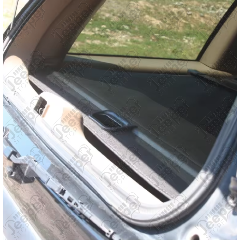 Plage arrière enroulable couleur gris/noir pour Jeep Grand Cherokee WJ, WG
