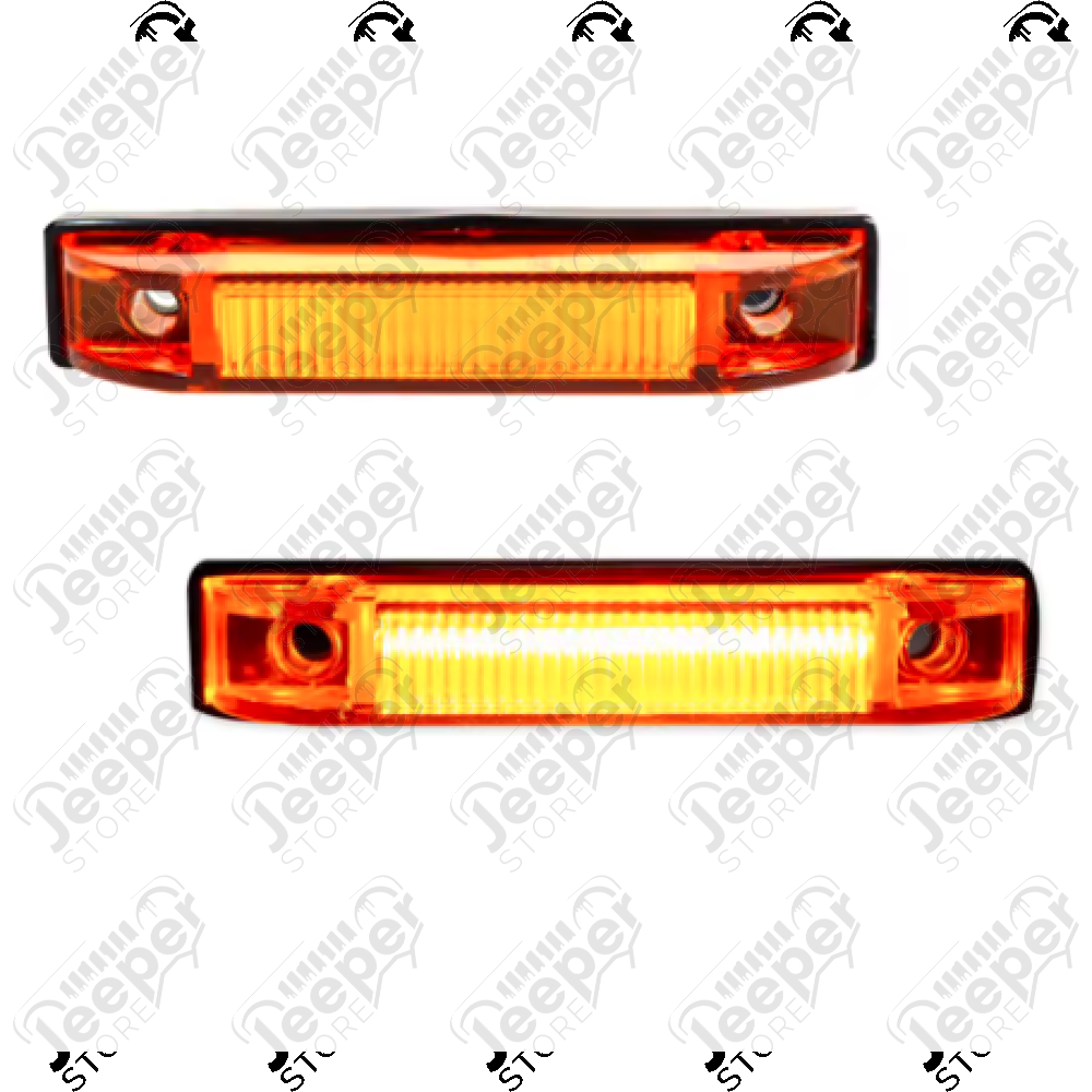 Kit de 2 clignotants pour élargisseurs d'ailes plates BUSHWACKER Jeep Wrangler JK - 10918.07 / 10919.07