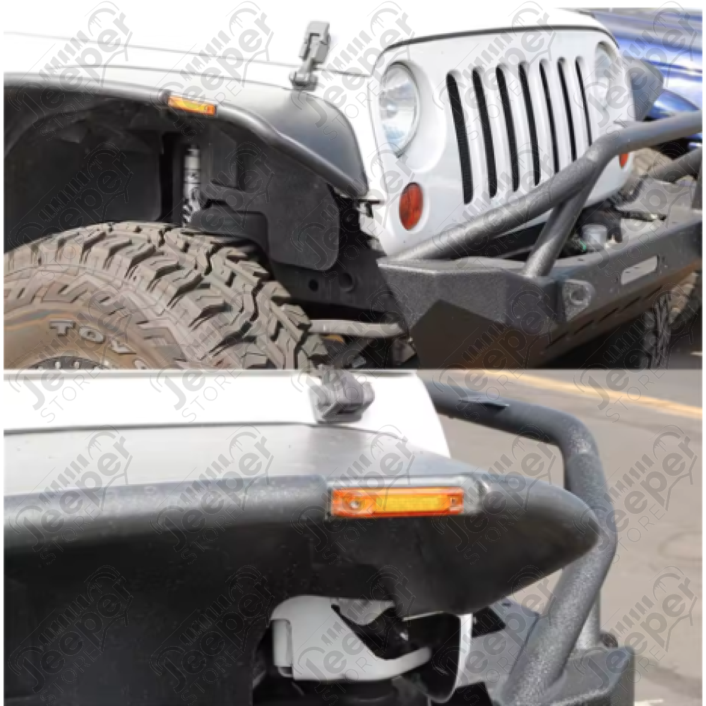 Kit de 2 clignotants pour élargisseurs d'ailes plates BUSHWACKER Jeep Wrangler JK - 10918.07 / 10919.07
