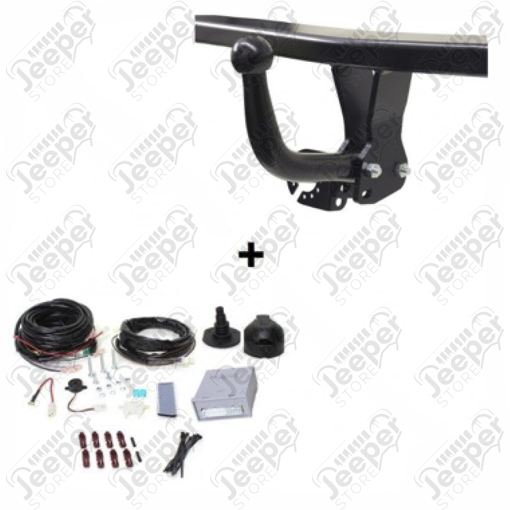 Kit crochet d'attelage (complet avec faisceau électrique multiplexé) pour Jeep Renegade BU, BV