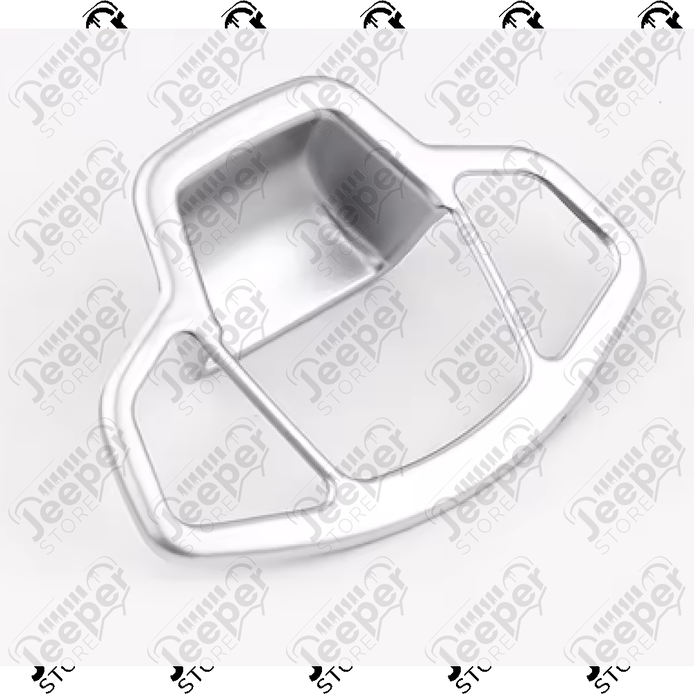 Enjoliveur de bouton de frein à main couleur gris silver pour Jeep Renegade BU, BV