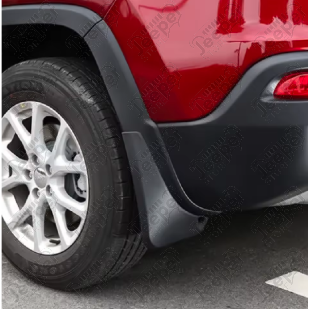 Kit de 4 bavettes plastique avant et arrière pour Jeep Renegade BU, BV