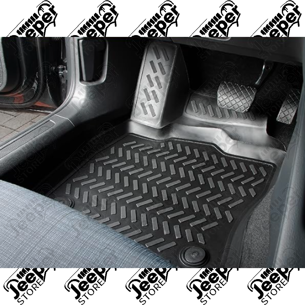 Kit de tapis préformés en caoutchouc (avant, arrière et coffre) pour Jeep Renegade BU, BV - SET29101