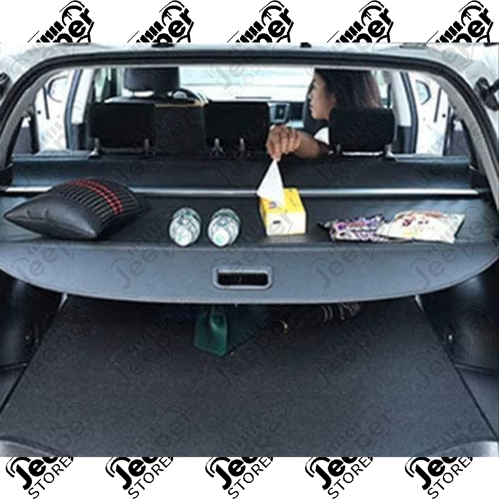 Plage arrière rétractable noire pour Jeep Renegade BU