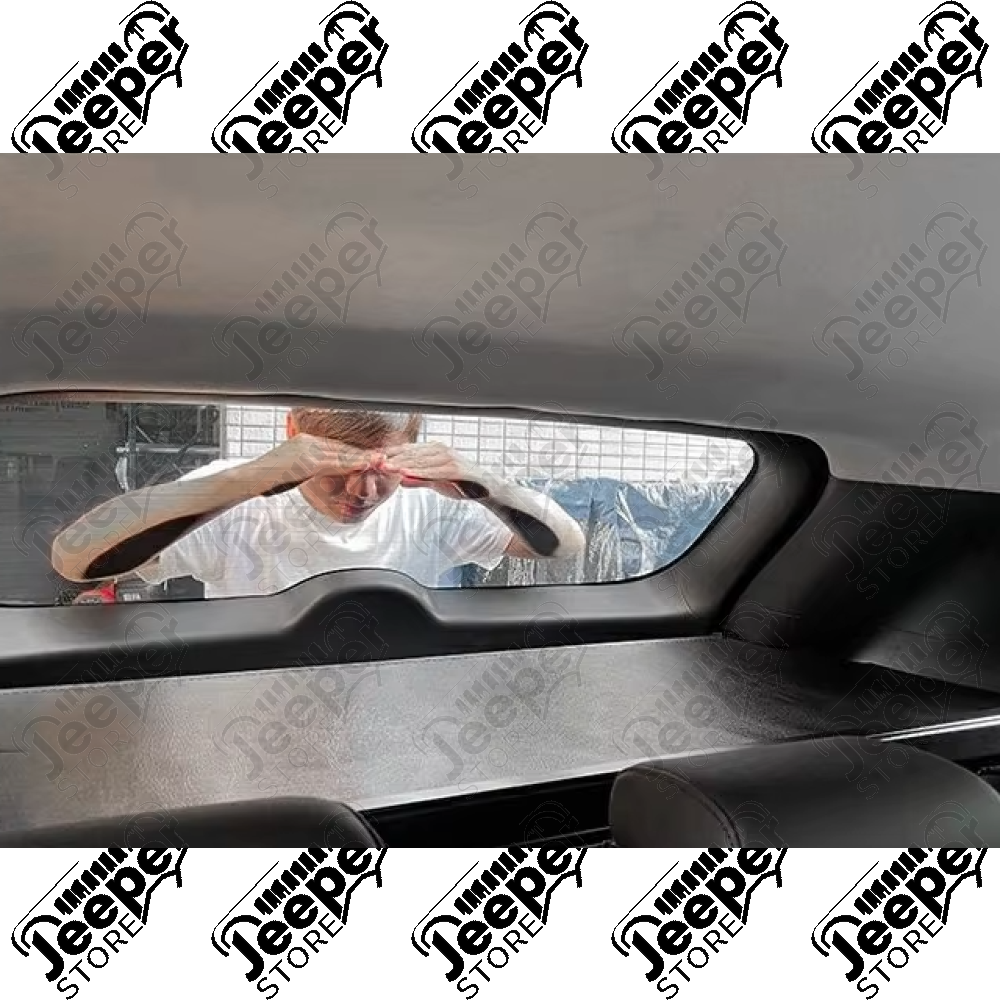 Plage arrière rétractable noire pour Jeep Renegade BU