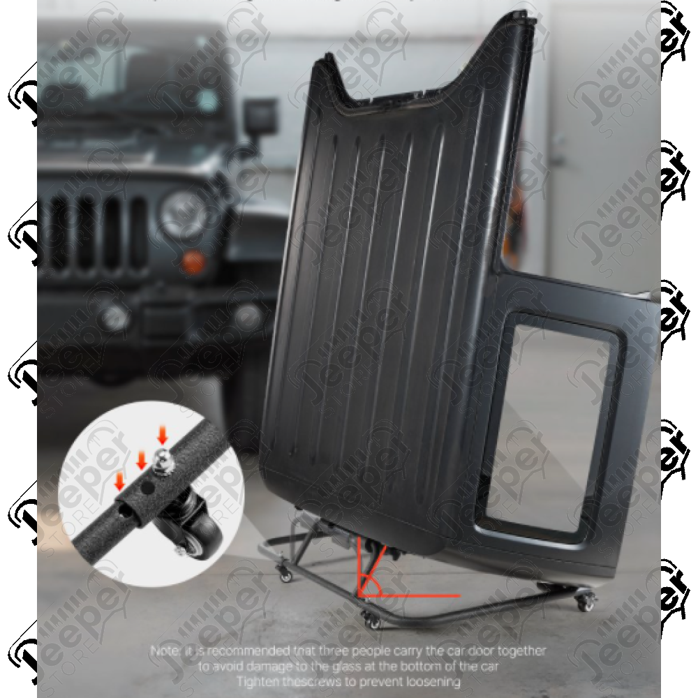 Chariot pour stockage du hardtop pour Jeep CJ7, CJ8, Wrangler YJ, et Wrangler TJ - YDZJ01