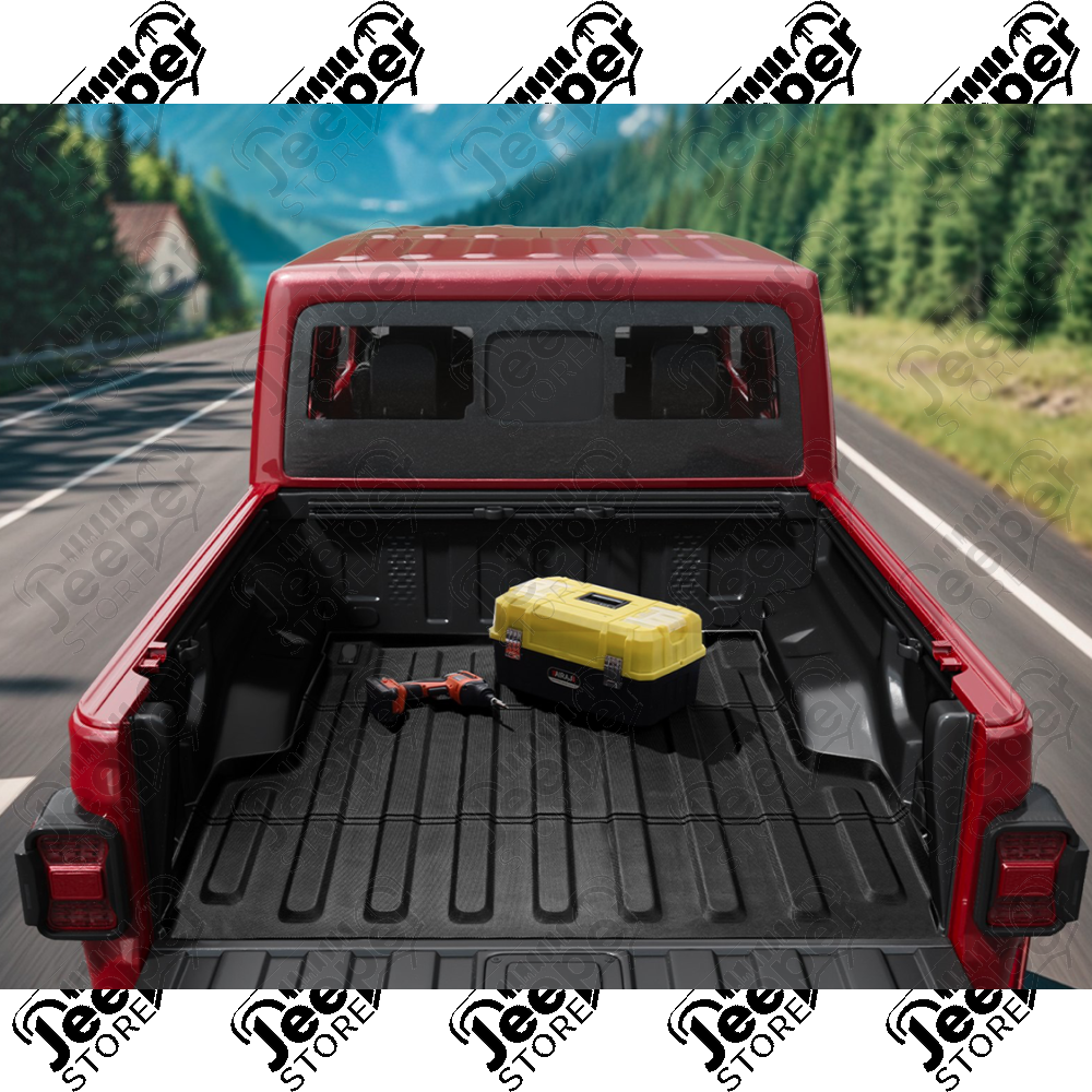 Tapis de coffre (benne) en caoutchouc pour Jeep Gladiator JT