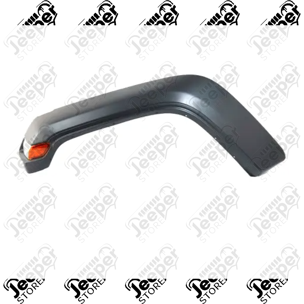 Élargisseur d'aile avant gauche (couleur noir, non lisse) pour Jeep Wrangler JL - 0837.30 / 68585703AA / 68585703 / 6MA09RXFAA / 6MA09RXFAB / 6MA09RXF