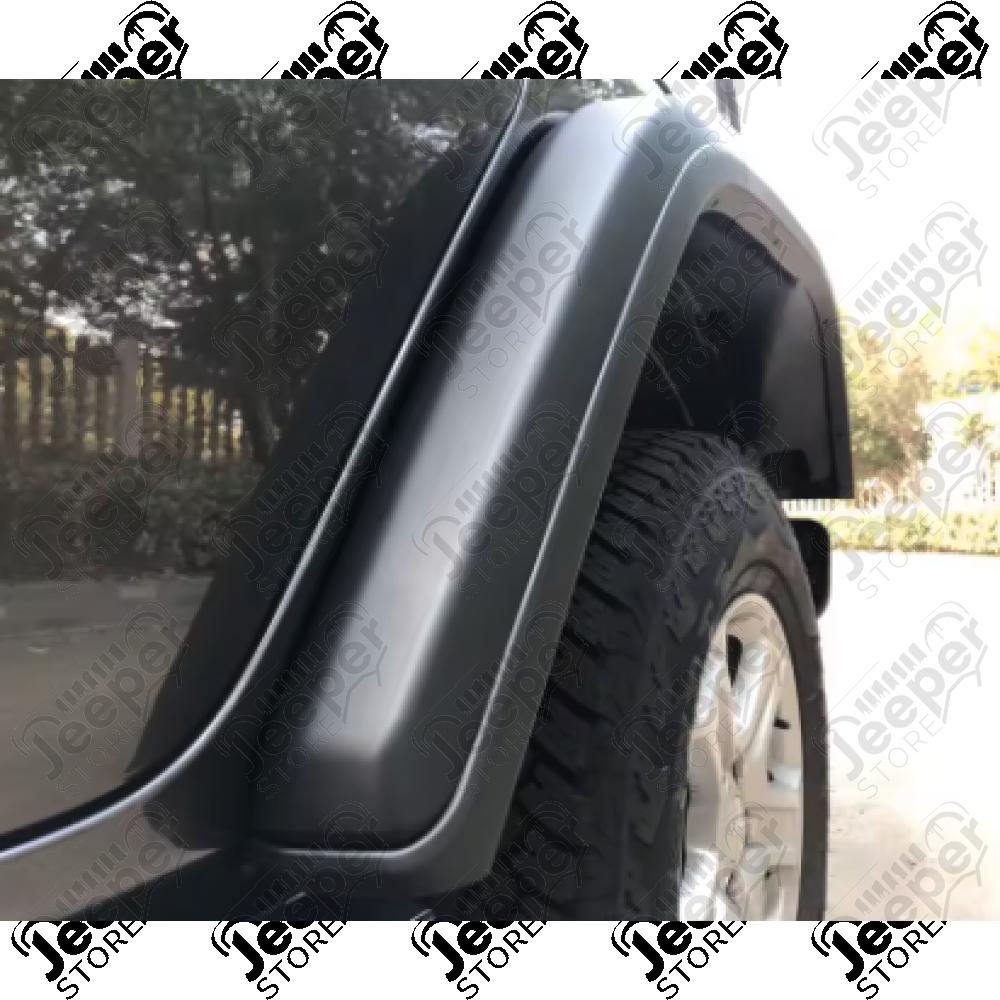 Kit de 4 élargisseurs d'aile avant et arrière avec 4 intérieurs d'ailes et clignotants avant pour Jeep Wrangler JL