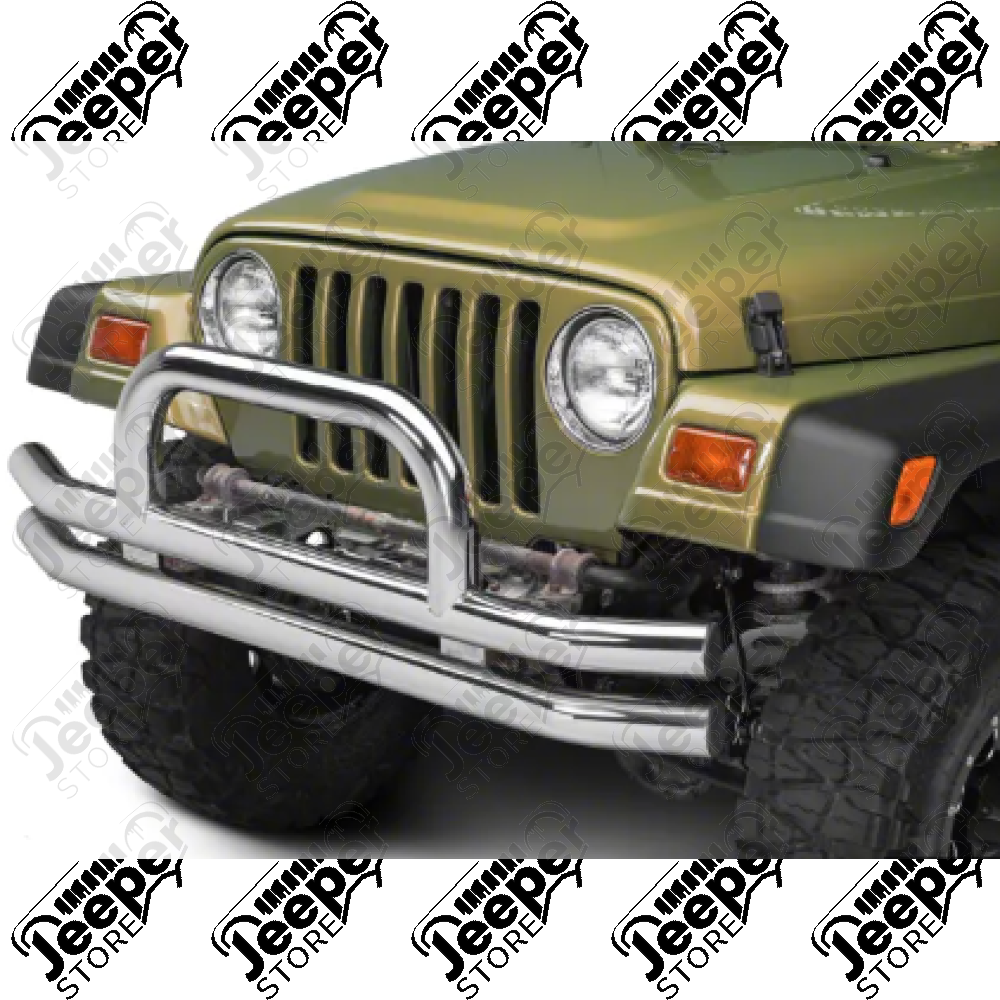 Pare buffles avant (Pare chocs) acier inox Jeep CJ7, CJ8