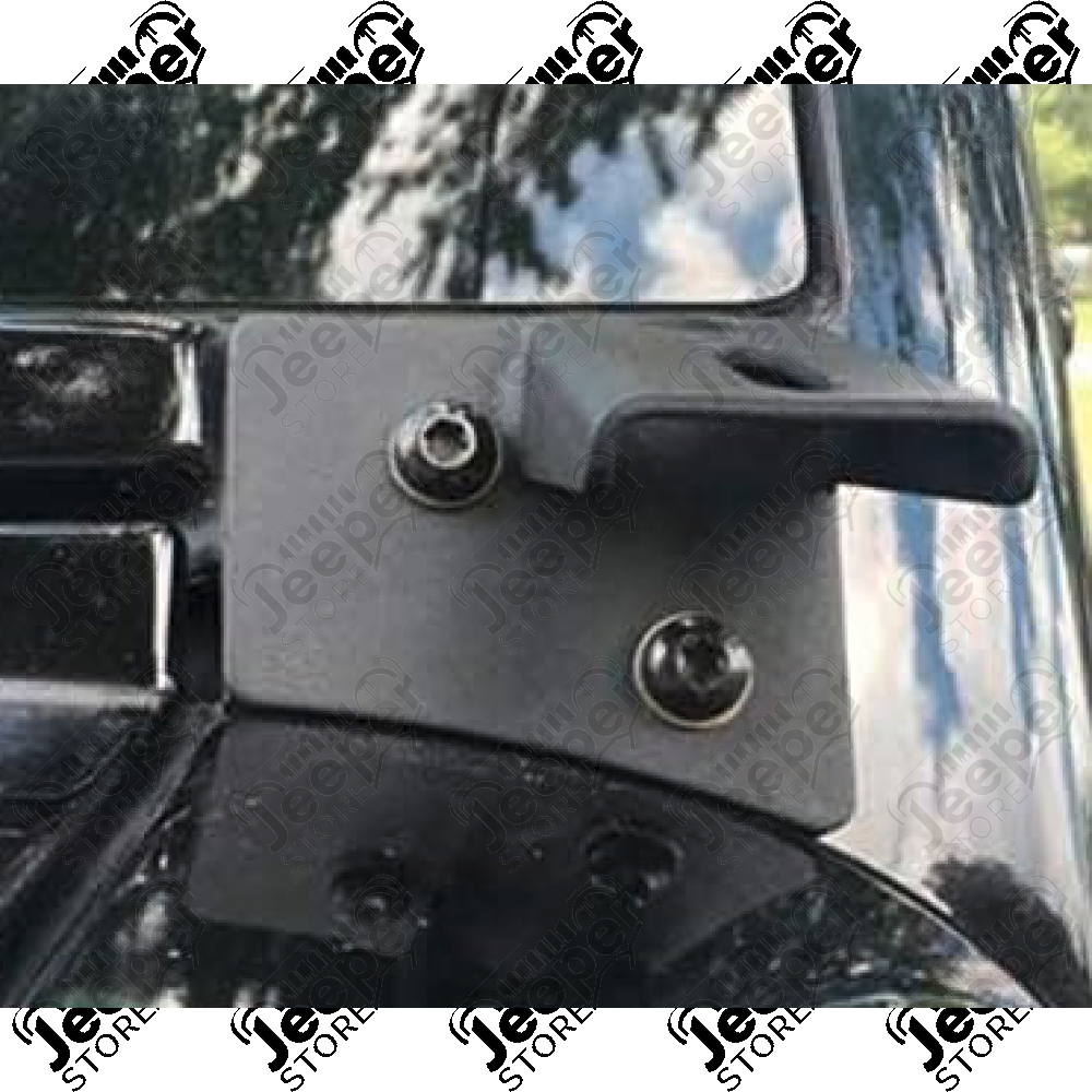 Kit Fixations lampes portées sur bas de baie de pare brise Jeep Wrangler JK 