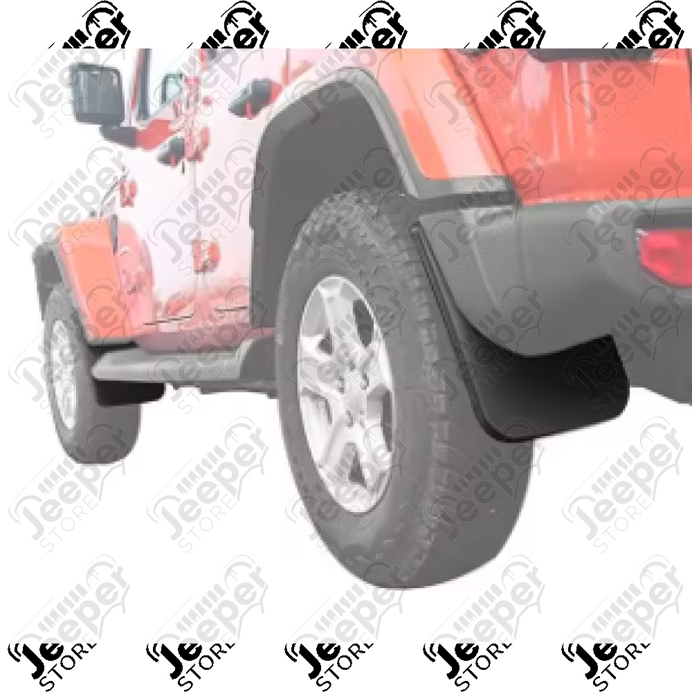 Kit de 4 bavettes plastique avant et arrière pour Jeep Gladiator JT