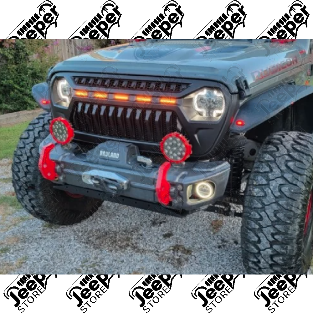 Kit 2 phares LED 9” FLJ Offroad – Signature “X” homologuée (DOT/SAE/E9) pour Jeep Gladiator JT - 0824.30 / XOHL055