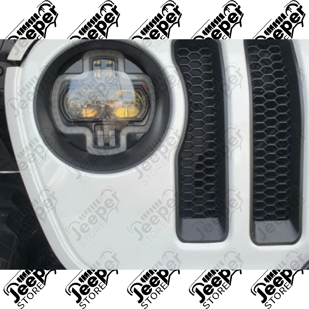 Kit 2 phares LED 9” FLJ Offroad – Signature “X” homologuée (DOT/SAE/E9) pour Jeep Gladiator JT - 0824.30 / XOHL055