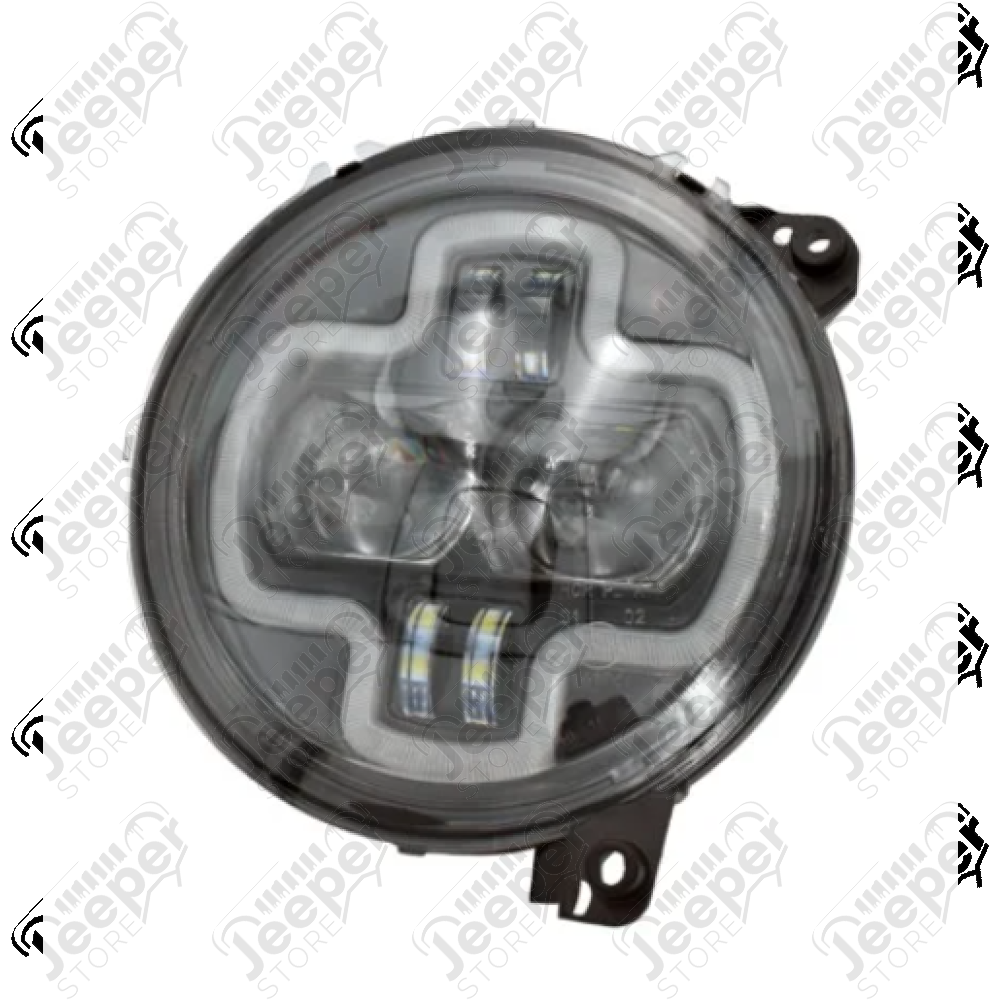 Kit 2 phares LED 9” FLJ Offroad – Signature “X” homologuée (DOT/SAE/E9) pour Jeep Wrangler JL - 0824.30 / XOHL055