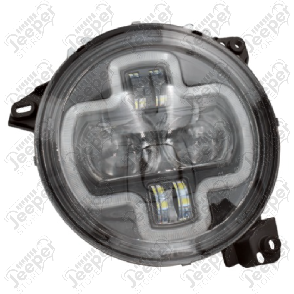 Kit 2 phares LED 9” FLJ Offroad – Signature “X” homologuée (DOT/SAE/E9) pour Jeep Wrangler JL - 0824.30 / XOHL055
