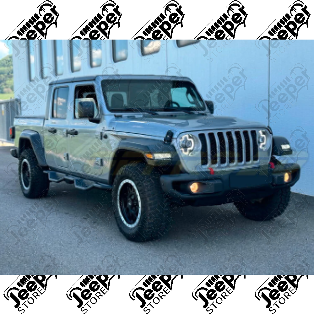 Kit 2 phares LED 9” FLJ Offroad – Signature “X” homologuée (DOT/SAE/E9) pour Jeep Wrangler JL - 0824.30 / XOHL055