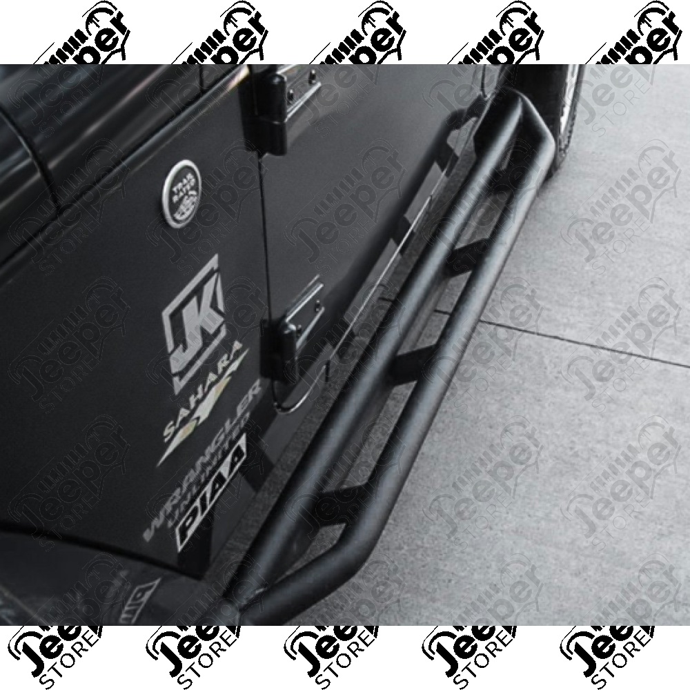 Kit de marches pieds acier noir pour Jeep Wrangler JK Unlimited, (4 portes) - 1534.39 / 11504.20 / 11504-20
