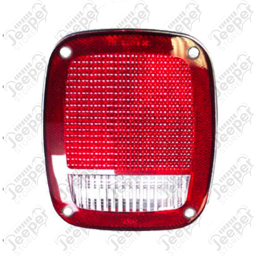 Cabochon de feu arrière version US pour Jeep CJ5, CJ7, CJ8 et Wrangler YJ, TJ - J8129642 / 8129642