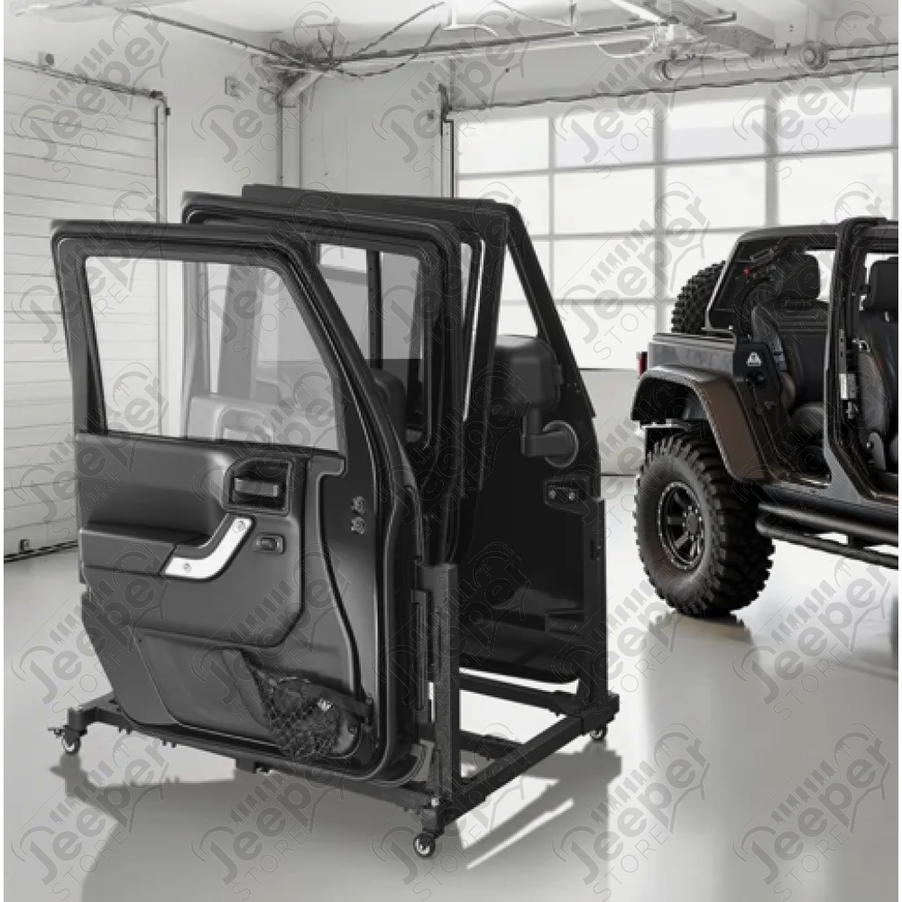 Chariot pour stockage des portes ou des demi-portes pour Jeep Wrangler JK, Wrangler JL et Gladiator JT
