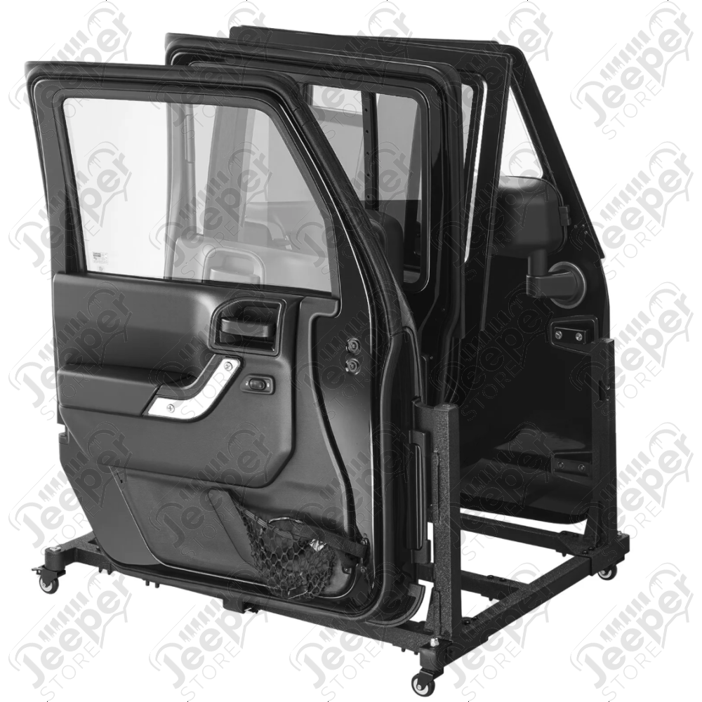 Chariot pour stockage des portes ou des demi-portes pour Jeep Wrangler JK, Wrangler JL et Gladiator JT