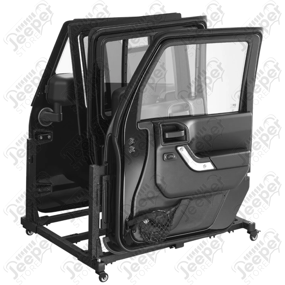 Chariot pour stockage des portes ou des demi-portes pour Jeep Wrangler JK, Wrangler JL et Gladiator JT