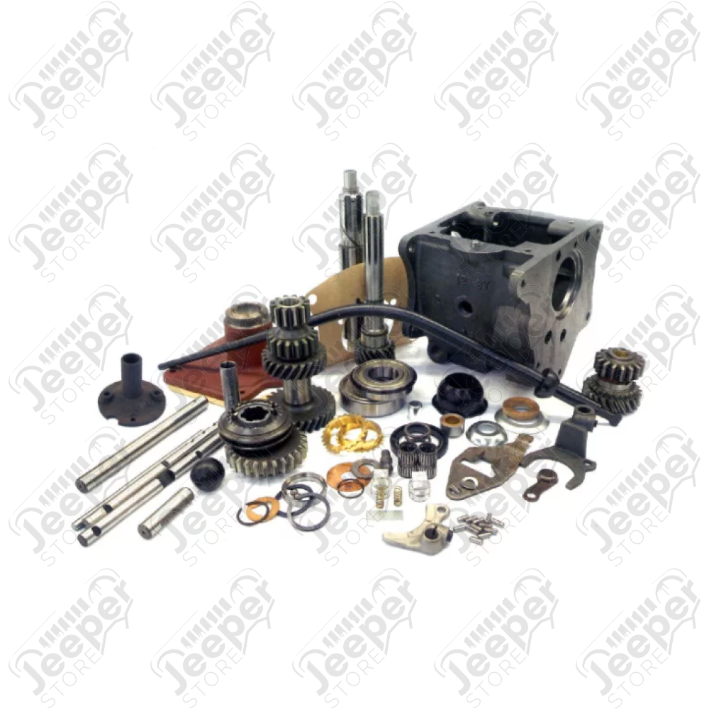 Boite à vitesses complète T84 renforcée neuve fabriquée en France pour Jeep Willys MB, Hotchkiss M201, Ford GPW