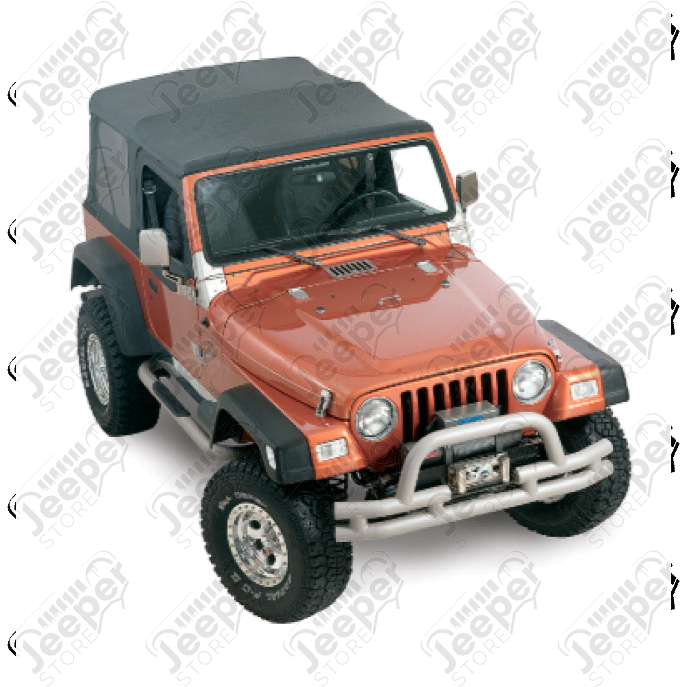Kit de 4 élargisseurs d'ailes large +17cm en plastique pour Jeep Wrangler TJ - 55254918K7 / CR-55254918K7 / 1406.24