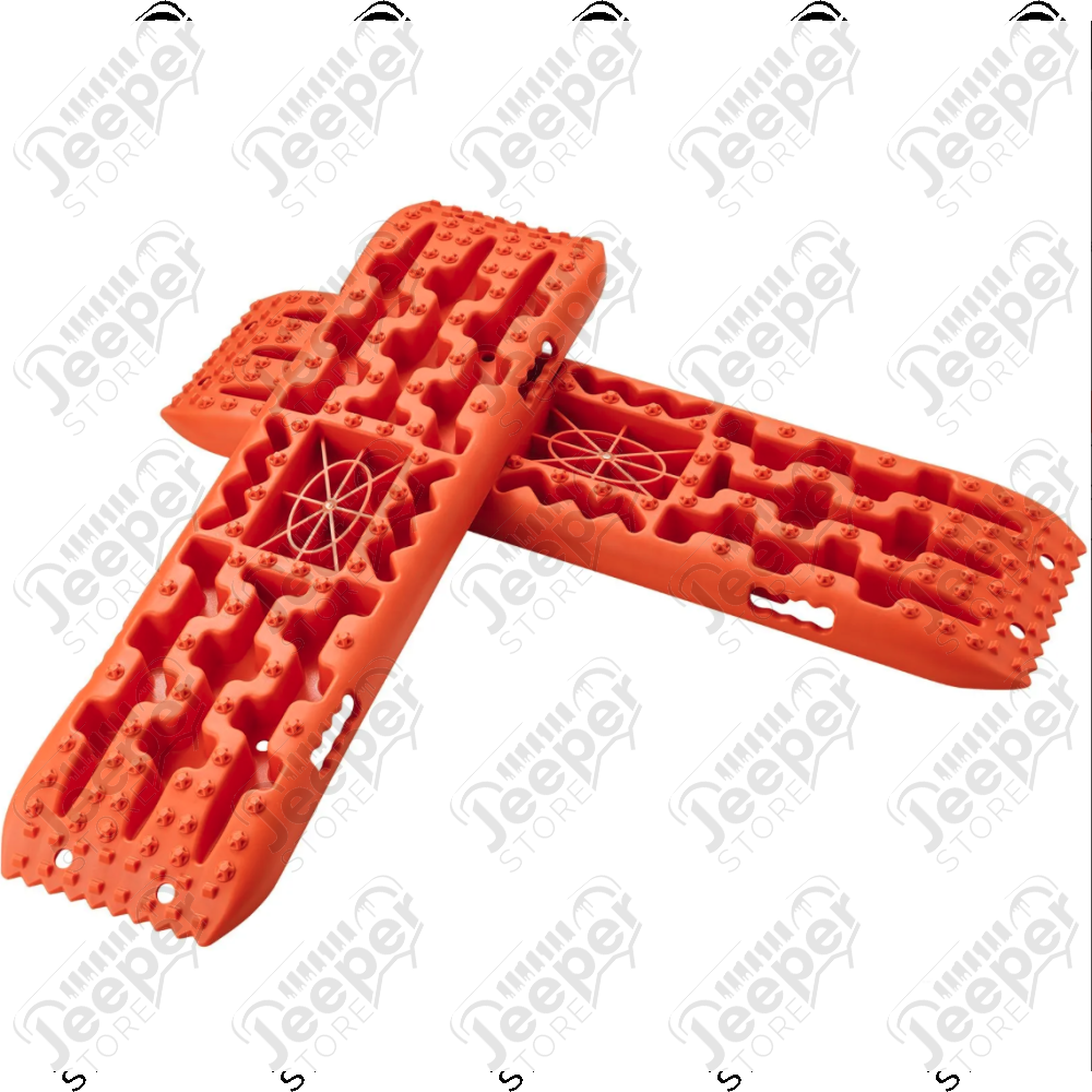Kit de 2 plaques de désensablage (couleur orange) longueur: 1,04m pour 4x4 Jeep