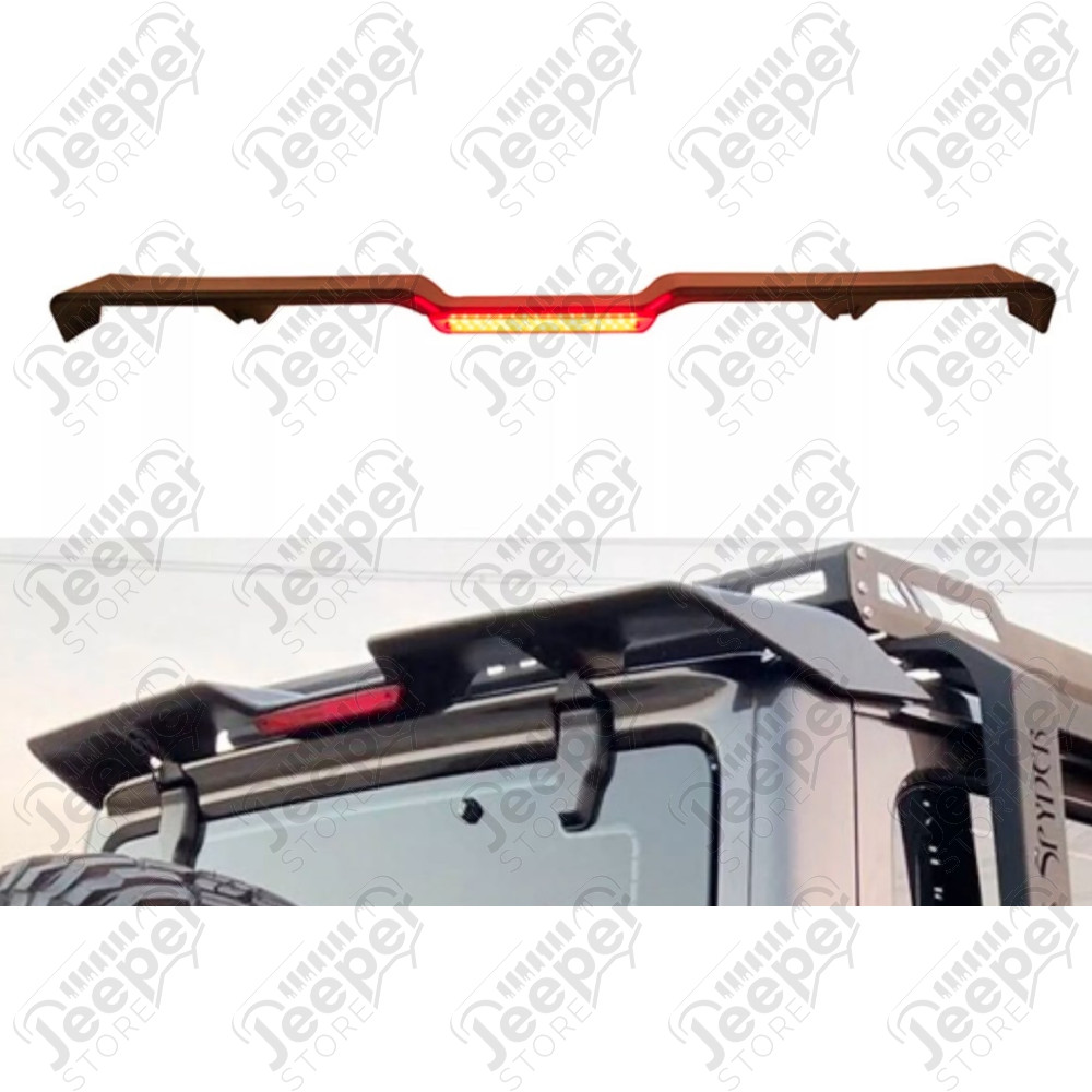 Spoiler arrière avec feu intégré pour Jeep Wrangler JK