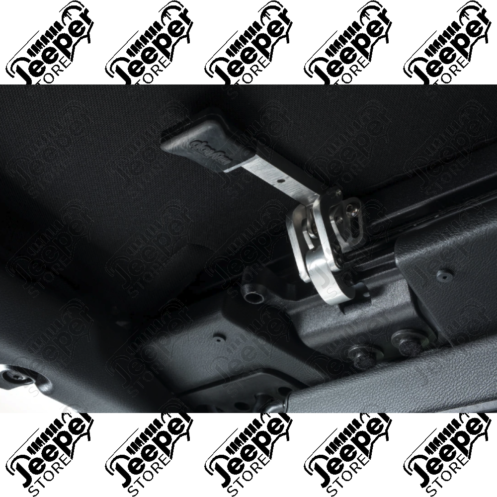 Bâche électrique Squareback by MyTop - Couleur : Black (Noir) - Jeep Wrangler JL Unlimited (4 portes)