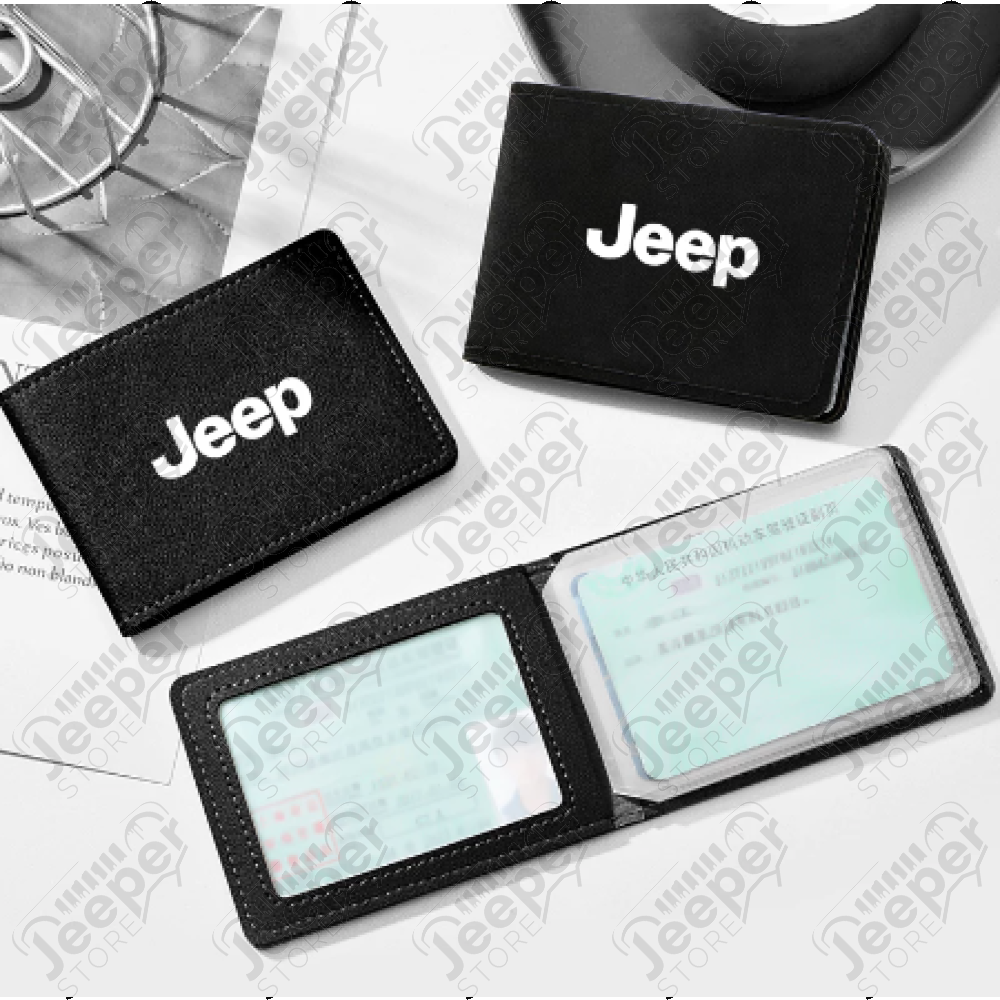 Goodies : Portefeuille (porte cartes) Jeep couleur noir