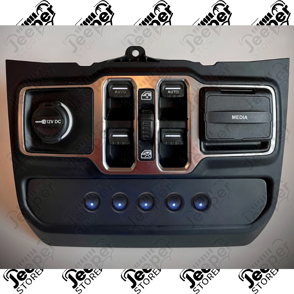 Kit de 5 boutons pour bas de tableau de bord - Jeep Wrangler JL