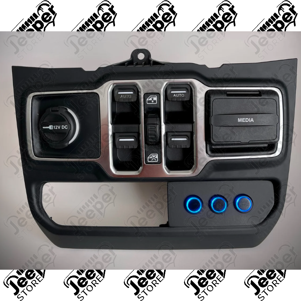 Kit de 3 boutons pour bas de tableau de bord - Jeep Wrangler JL