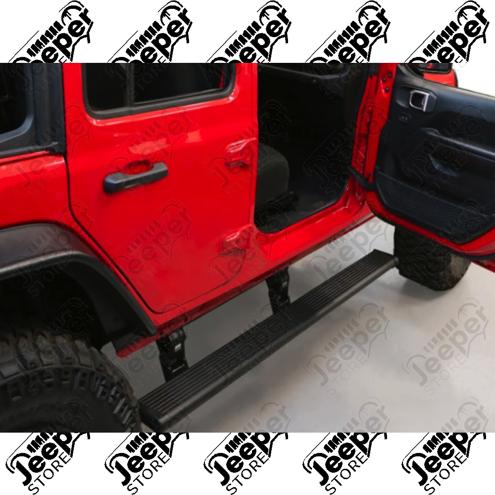 Kit marchepieds électriques avec plateaux AMP Research - Jeep Wrangler JL Unlimited (4 portes) - 75132-01A