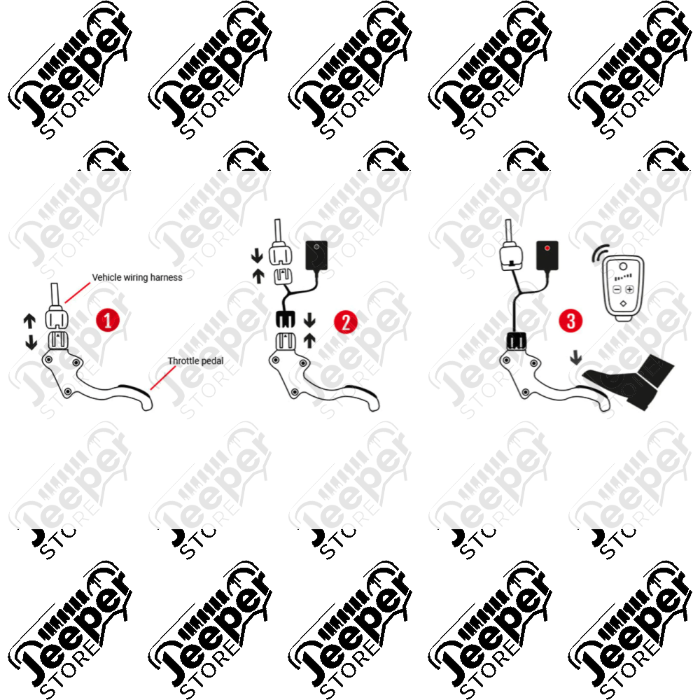 Boitier Additionnel Pedal Booster by PEDALBOX PRO pour Jeep Wrangler JK essence ou diesel