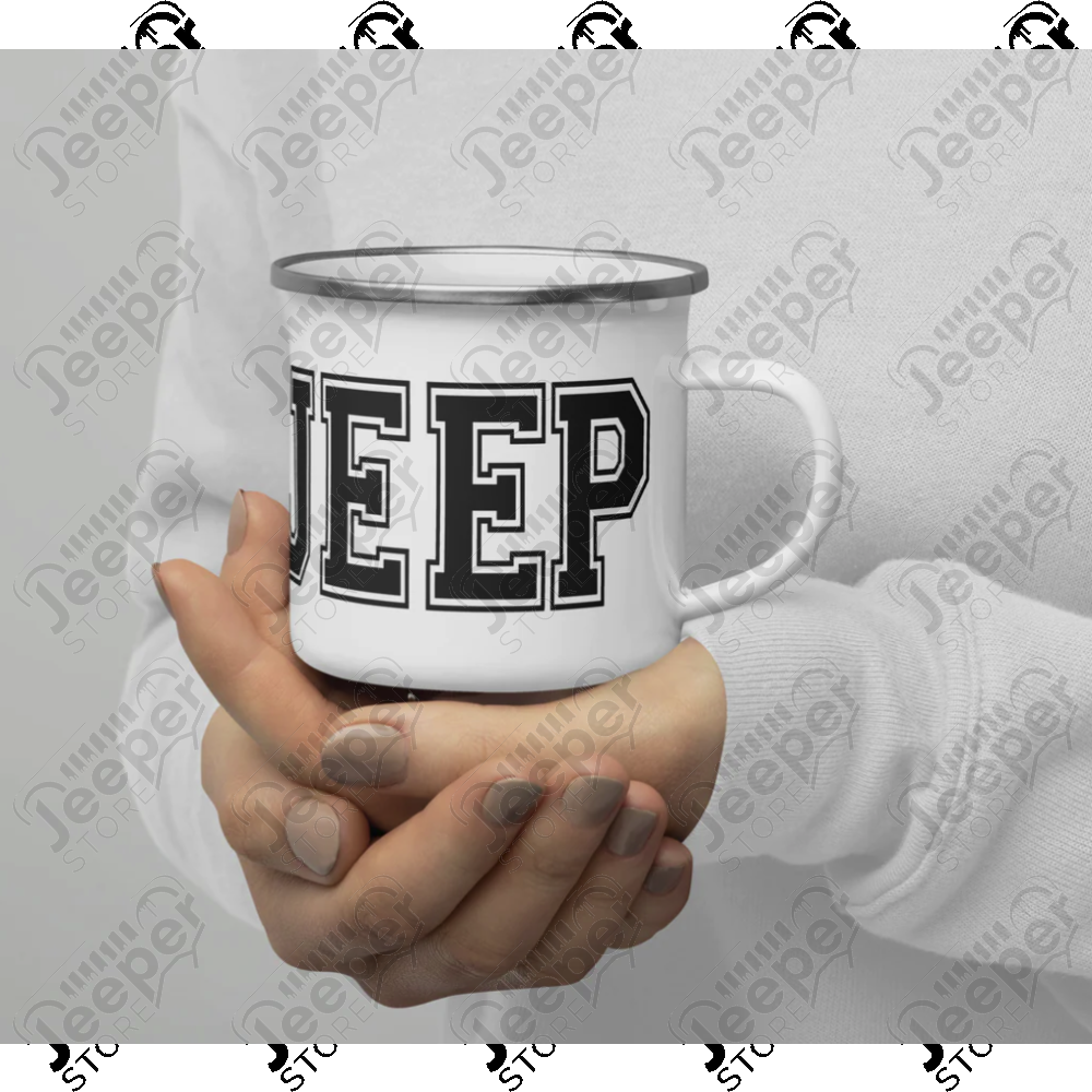 Mug Jeep émaillé