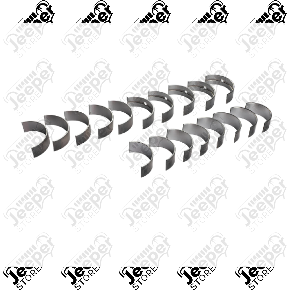 Kit coussinets pour 4 bielles et kit coussinets pour vilebrequin (cote standard) moteur 2.8L CRD Jeep Wrangler JK - 68142797AA 68142795AA