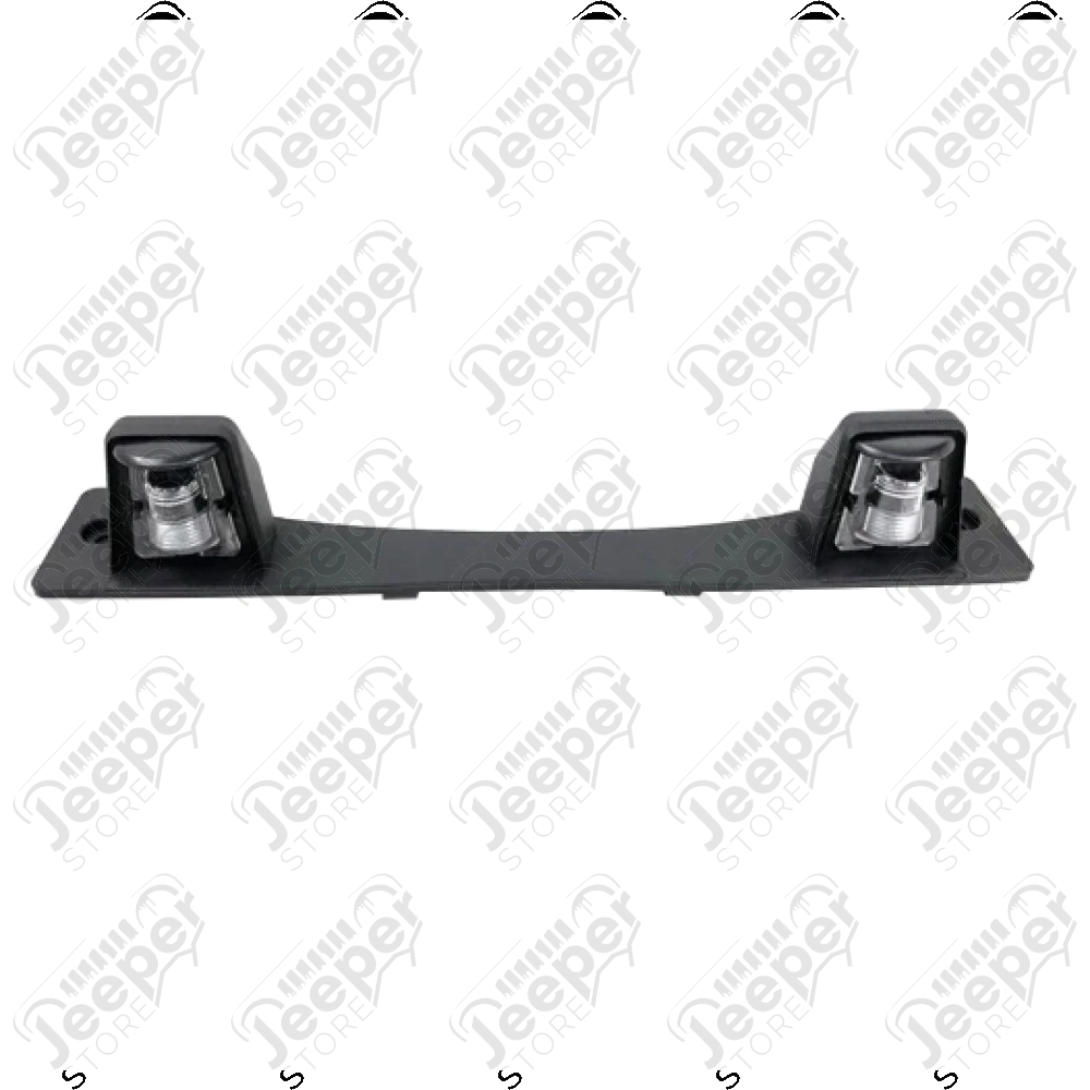 Support d'éclaireur de plaque l'immatriculation Europe (à encastrer dans le pare chocs arrière) Jeep Wrangler JK