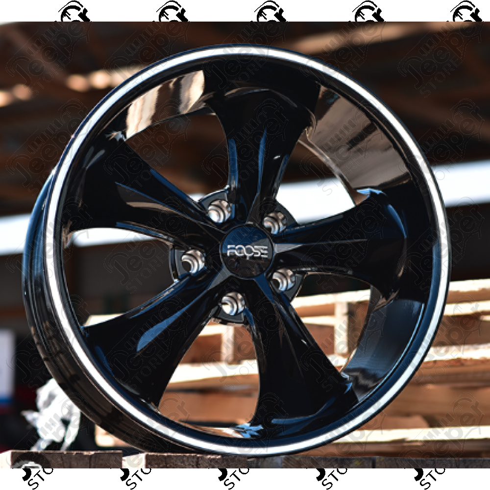 Jante aluminium Foose F104 LEgend Noir 9x18 / 5x114.3 / ET: +7 / CB: 72.56 - F10418906552