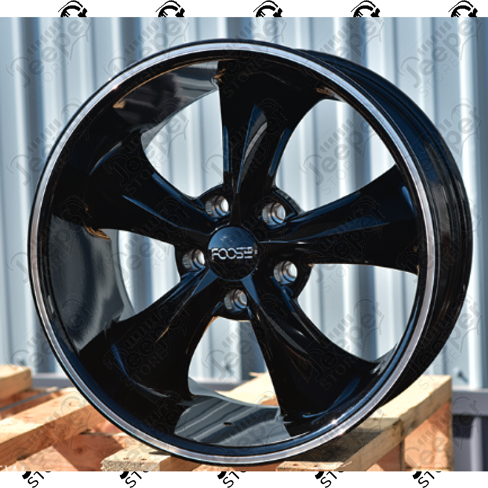 Jante aluminium Foose F104 LEgend Noir 9x18 / 5x114.3 / ET: +7 / CB: 72.56 - F10418906552