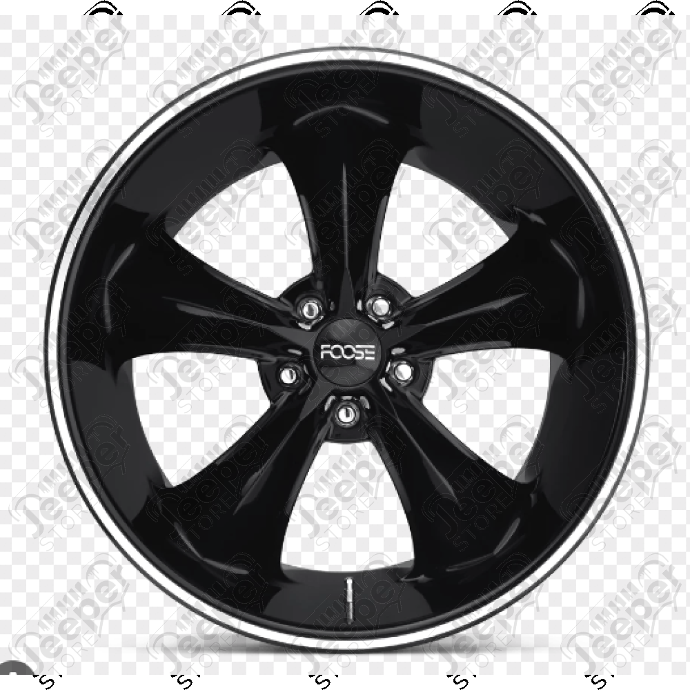 Jante aluminium Foose F104 LEgend Noir 9x18 / 5x114.3 / ET: +7 / CB: 72.56 - F10418906552