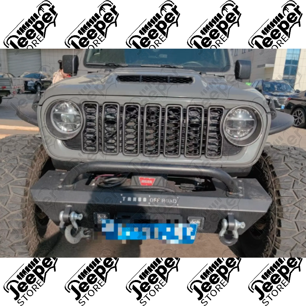 Calandre au look du dernier Wrangler JL 2024 pour Jeep Wrangler JL (sans caméra)