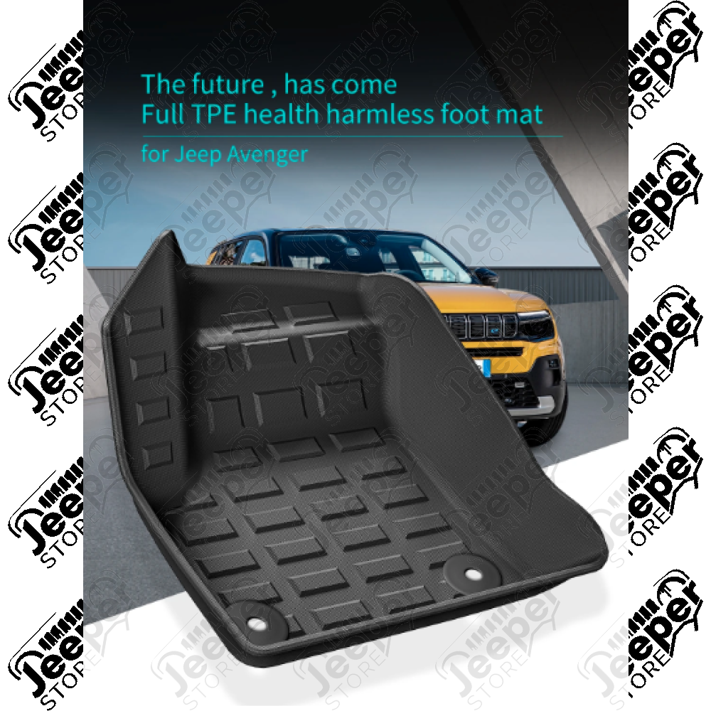 Kit de tapis avant, arrière et coffre pour Jeep Avenger