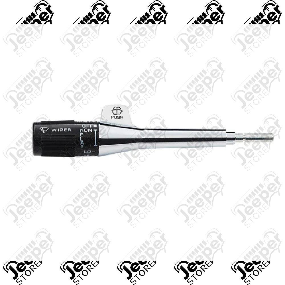 Manette de clignotants, (commodo) couleur : noir et chrome pour Jeep Cherokee XJ